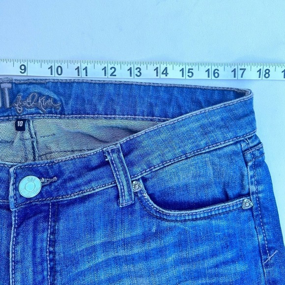 Kut from the Kloth High Rise Denim Straight Leg Jeans - Picture 6 of 12